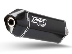 Scarico Mivv Speed Edge Inox nero per Yamaha Tmax